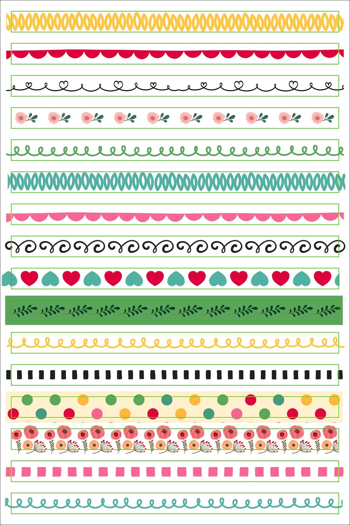 Stickers: Planner Essentials Borders & Frames