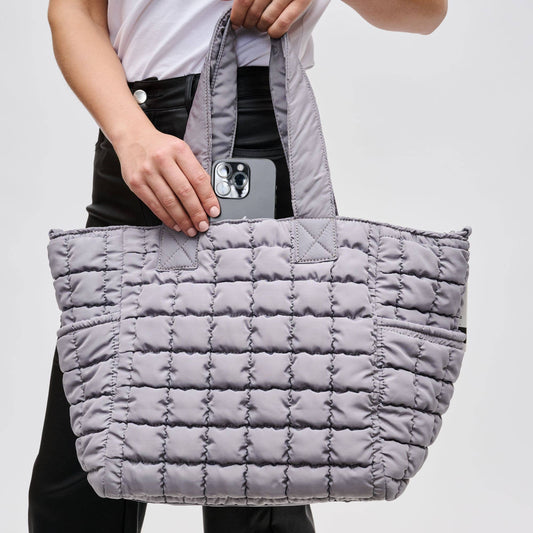 Tote: Dreamer - Quilted Puffer Nylon Tote