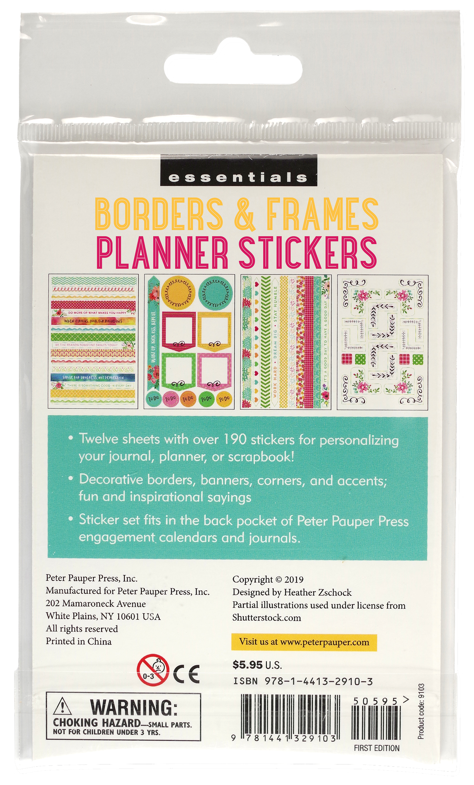 Stickers: Planner Essentials Borders & Frames