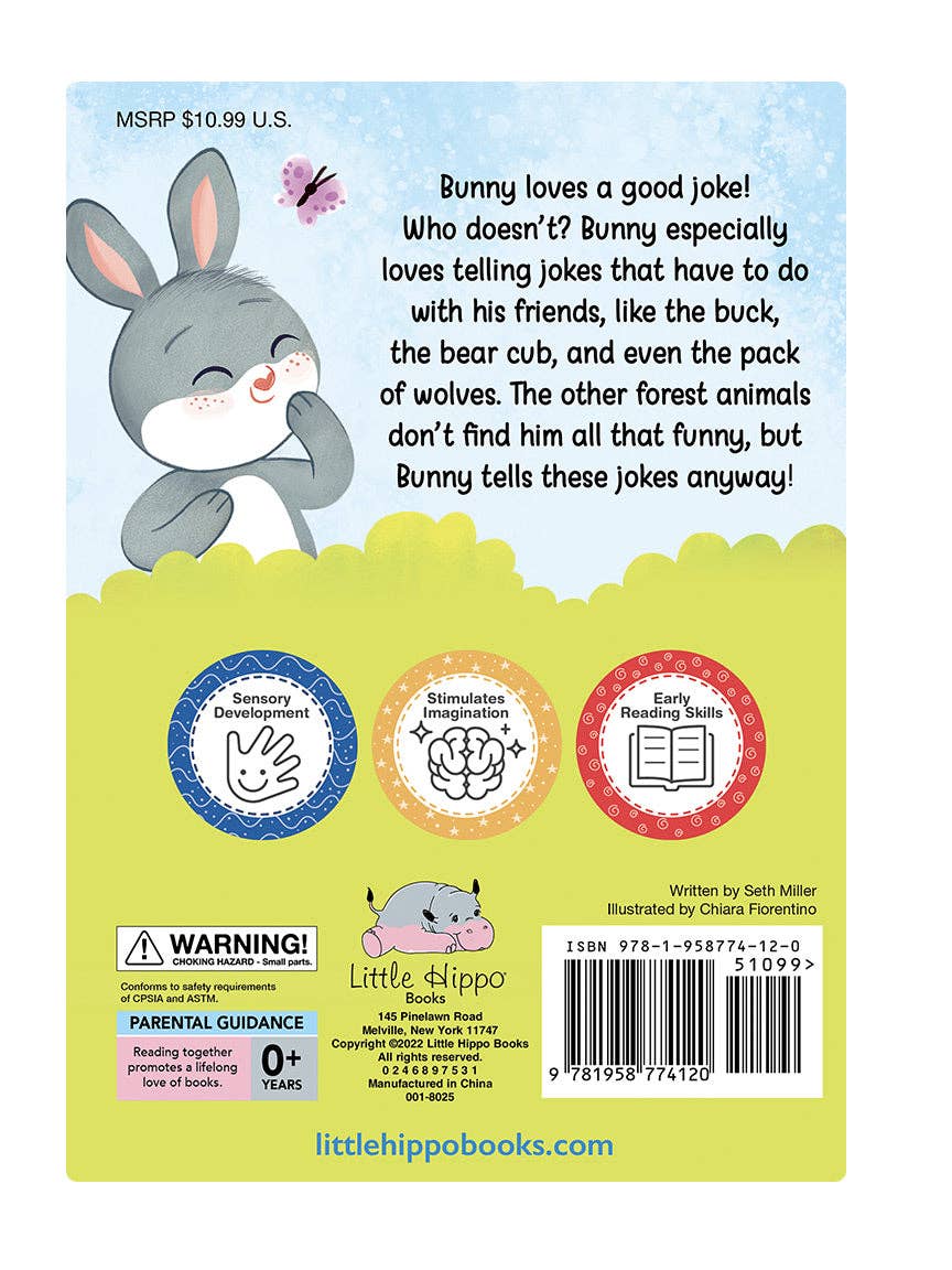 Board Book: Funny Bunny - Children's Sensory Storybook