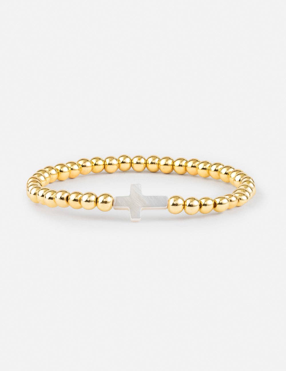 Bracelet: Gold Cross Bracelet