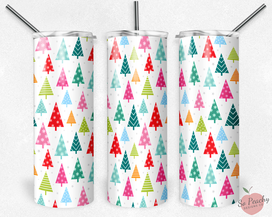 Tumbler: Christmas Trees