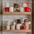 Load image into Gallery viewer, Mug: Holly Greenery Holiday
