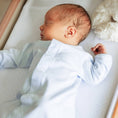 Load image into Gallery viewer, Blue Converter Gown – Baby Boy Layette Essential
