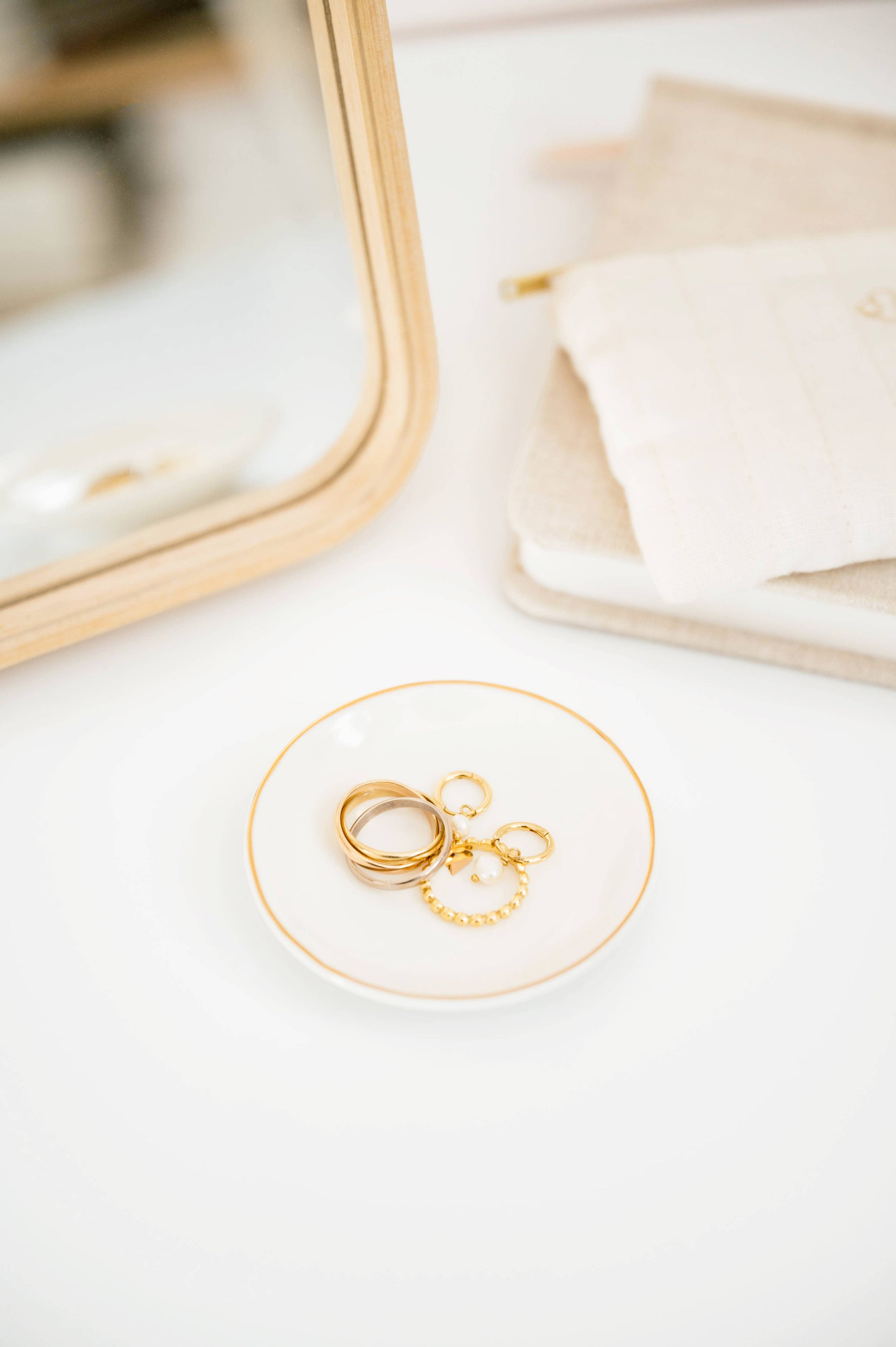 Trinket Dish: Gold Heart