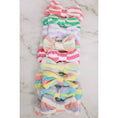 Load image into Gallery viewer, Hair Accessories: Stripe Bow Beauty Spa Headband
