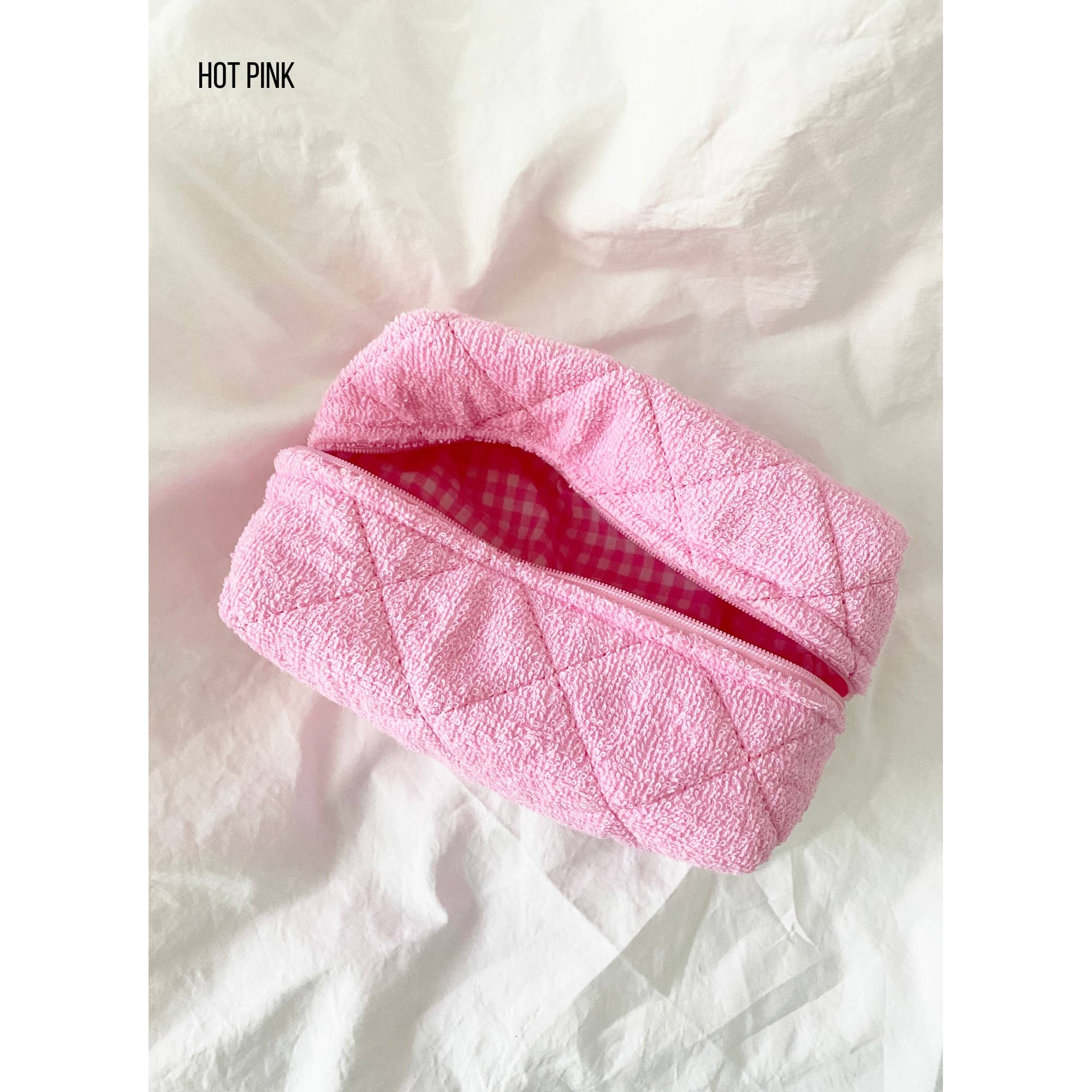 Make Up Bag - TERRY: ONE SIZE / WHITE