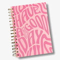 Load image into Gallery viewer, HeyPeacock PREPPY Spiral Notebooks for Kids, TEENS, Hard Bound Spiral Journal Diary, Notepad with 160 Lined Pages, A5 (5.82" x 8.26")
