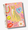 Load image into Gallery viewer, HeyPeacock PREPPY Spiral Notebooks for Kids, TEENS, Hard Bound Spiral Journal Diary, Notepad with 160 Lined Pages, A5 (5.82" x 8.26")
