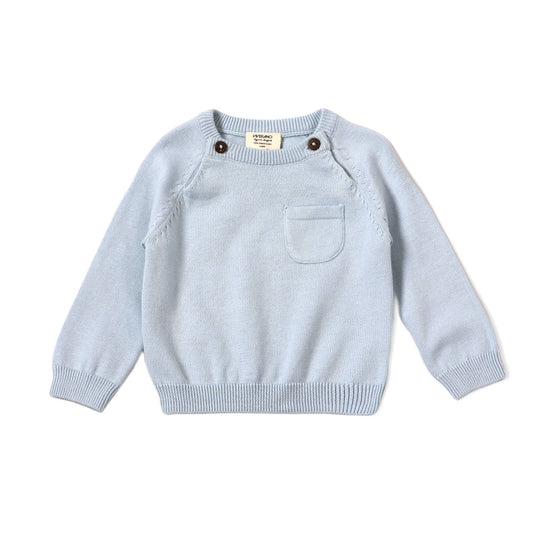 Milan Baby Pullover (Organic Cotton Sweater Knit)