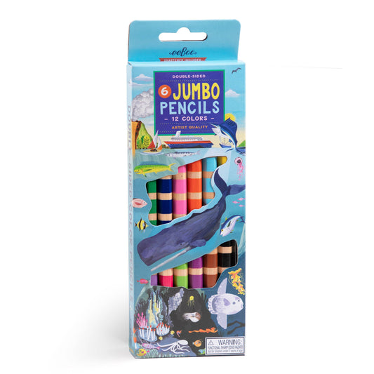 Pencils: Under the Sea Jumbo Double Color Pencils