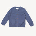 Load image into Gallery viewer, Milan Baby Button Cardigan Sweater Knit (Organic Cotton): Dusty Blue
