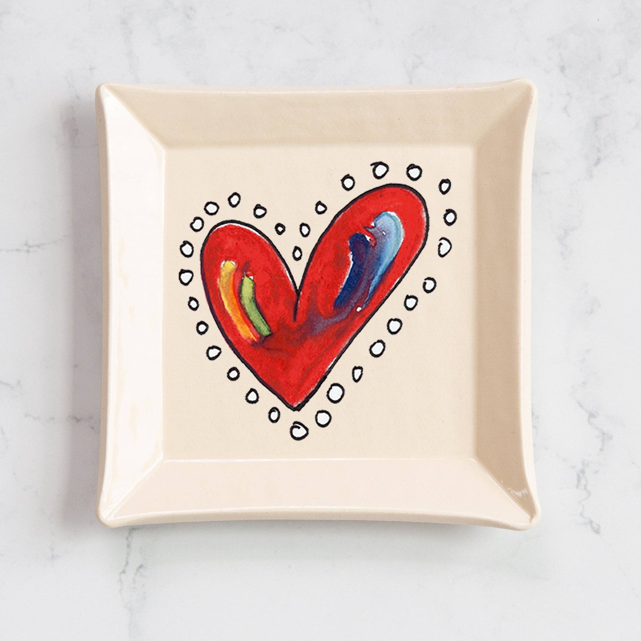 Trinket Dish: Dot Heart