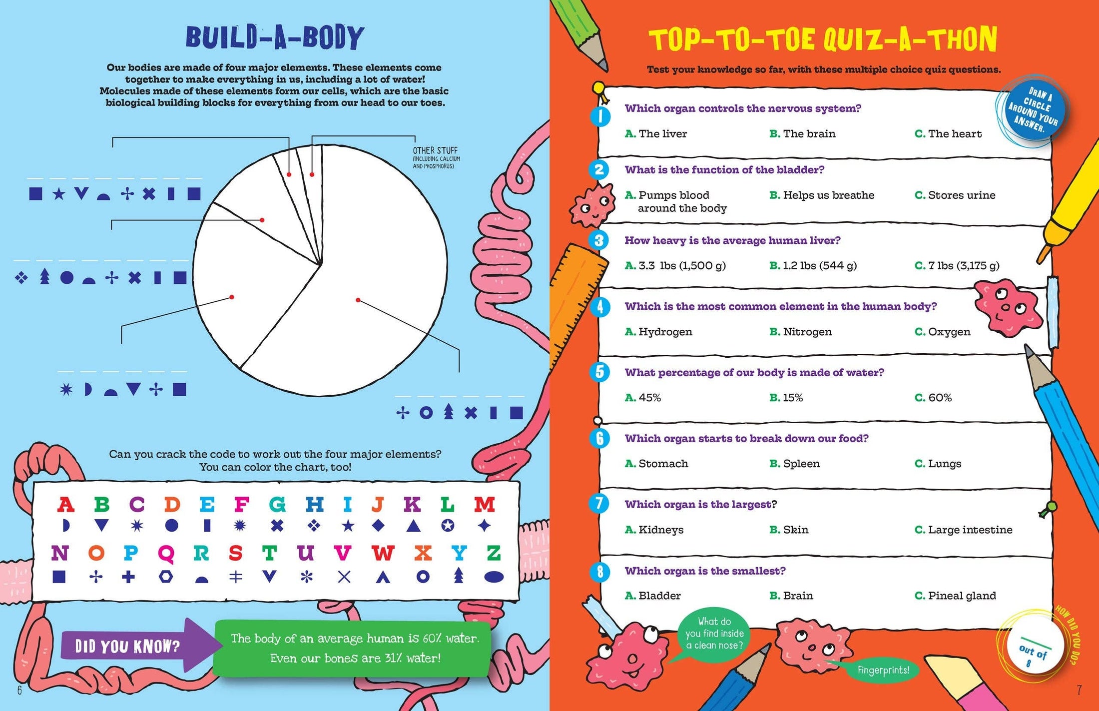 Book: The Human Body Activity Book