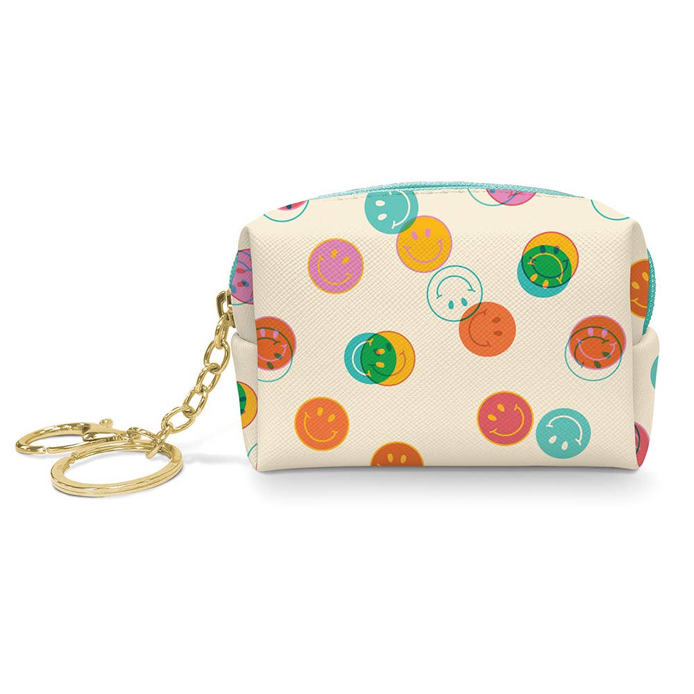 Keychain Pouch: Smiley Trails