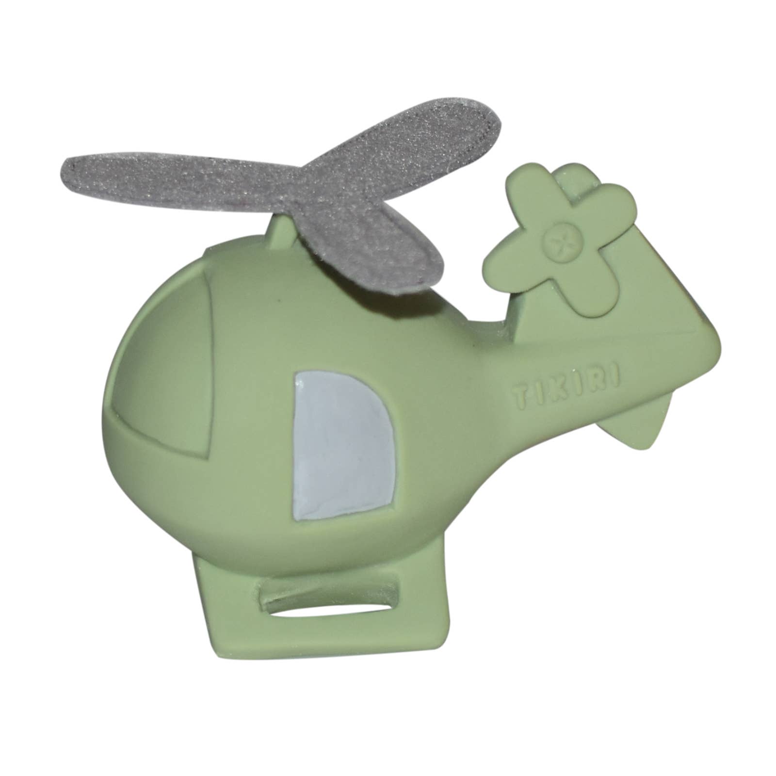 Natural Organic Teether, Rattle & Bath Toy: Helicopter