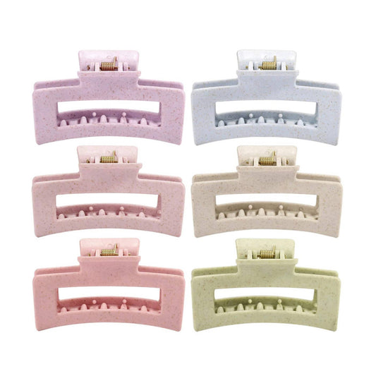 Claw Clips: Pastel Spring Large Rectangle