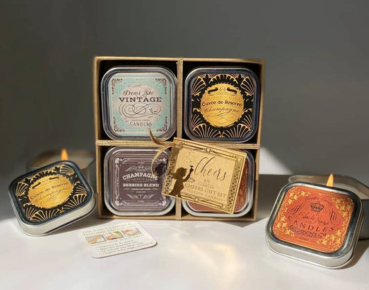 Lotion Candles: Cheers Gift Set | 2-in-1 Soy Lotion Candles