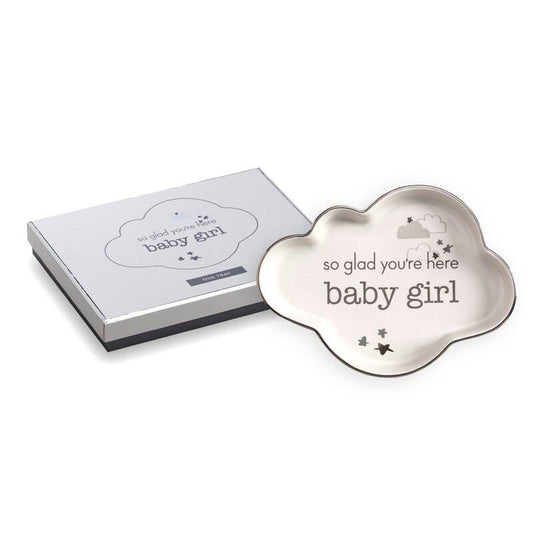 Trinket Dish Cloud: Love: So Glad You're Here Baby Girl