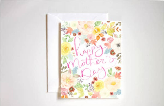 Card: Happy Mother's Day Floral