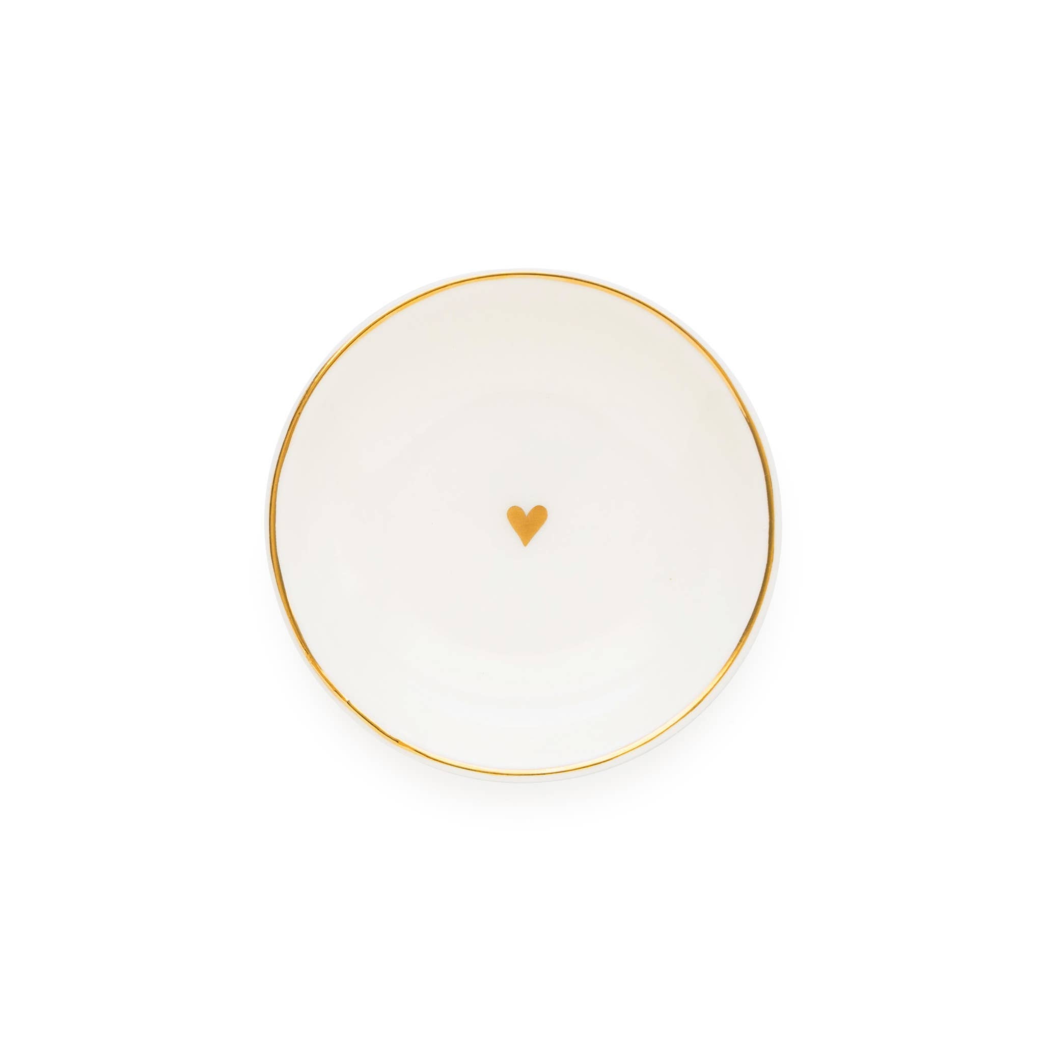 Trinket Dish: Gold Heart