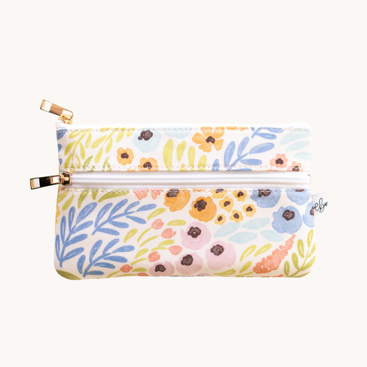 Pencil Pouch: Pastel Wildflower