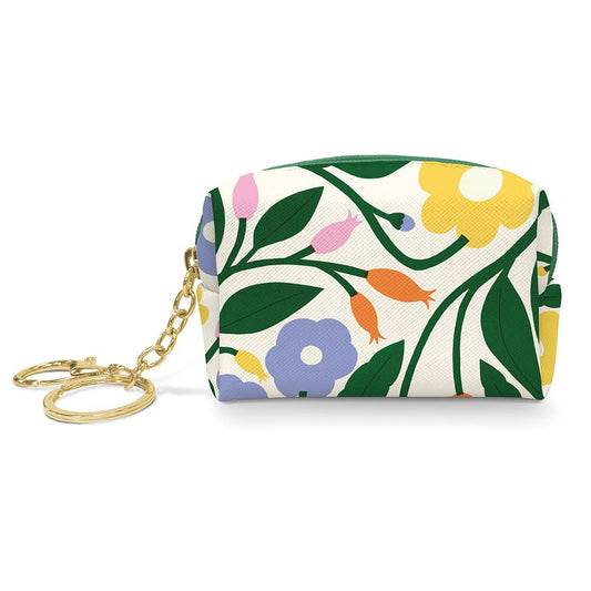 Keychain Pouch: Floral Bliss