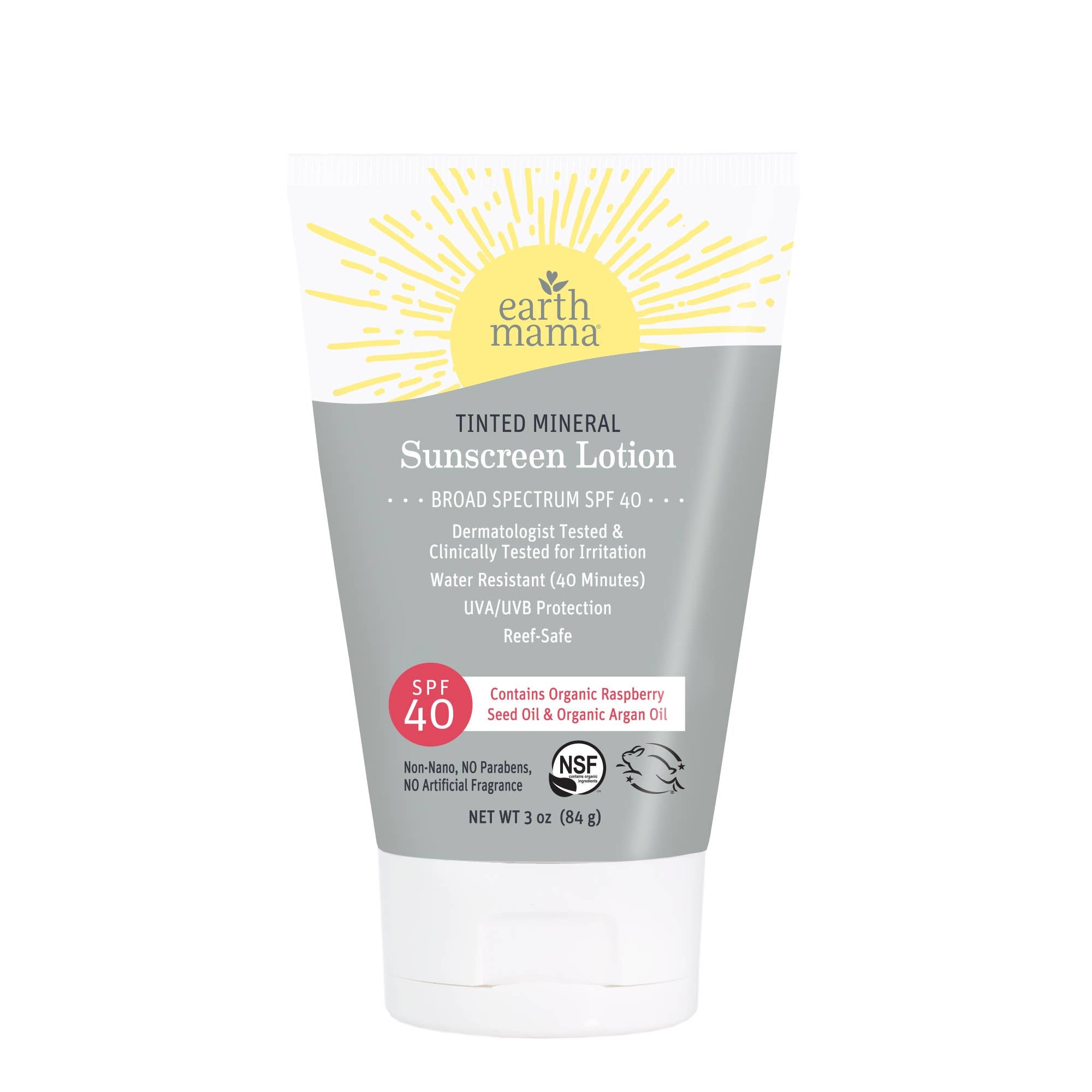 Earth Mama: Tinted Mineral Sunscreen Lotion SPF 40