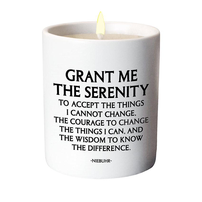 Candle: Grant Me The Serenity (Niebuhr)