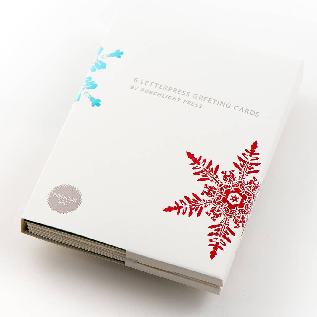 Boxed Stationery: Holiday Snowflakes (Set of 6)