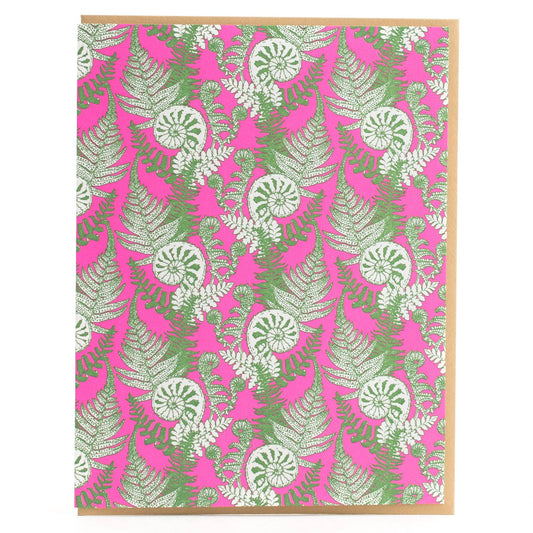 Boxed Stationery: Forest Foraging Series - Fiddlehead Fern Pattern