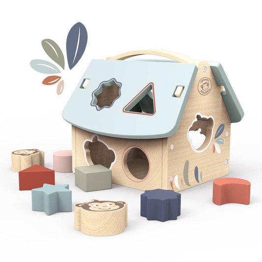Wooden Blocks: House Shape Sorter
