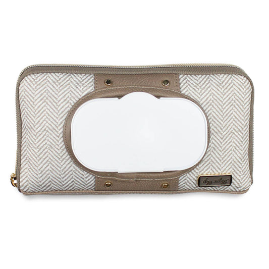 Travel Wipes Case: Vanilla Latte