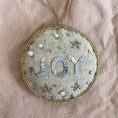 Load image into Gallery viewer, Handmade 'Joy' Christmas Decoration
