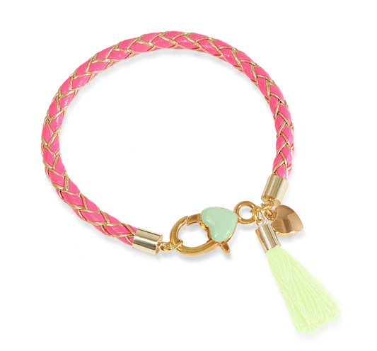 Bracelet: TWIST OF FETE - HOT PINK