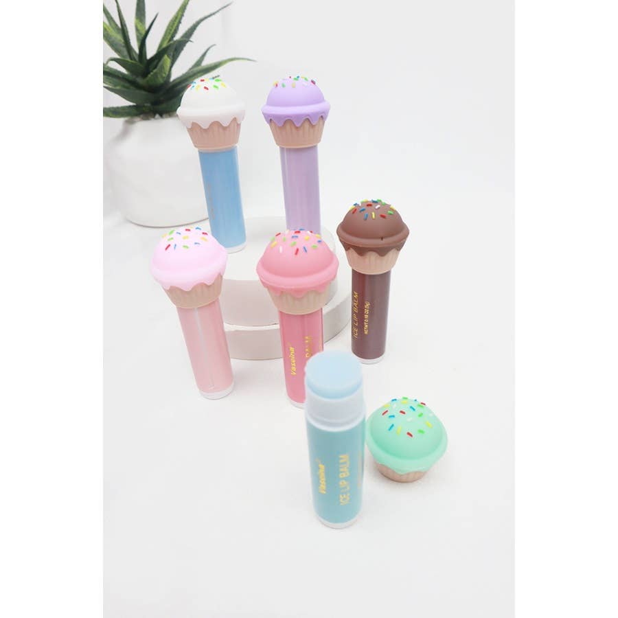 Ice Cream Lip Balm: 6 PC Set