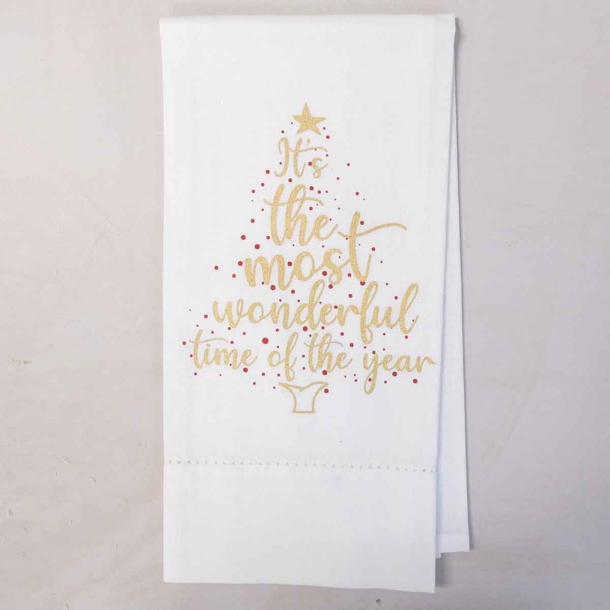 Tea Towel: The Most Wonderful Time of the Year