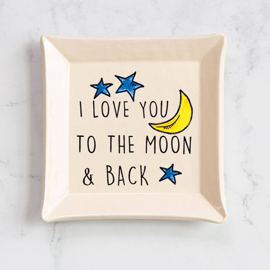 Trinket Dish: Love You to Moon and Back