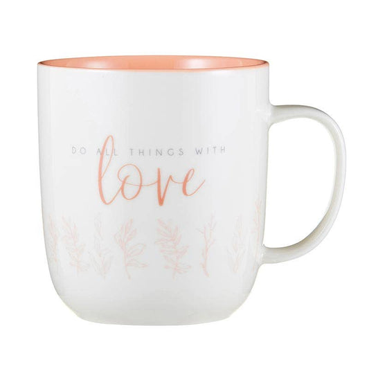 All Things With Love Mug