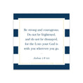 Load image into Gallery viewer, Scripture Static Cling: Be Strong and Courageous
