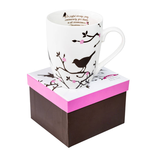 Mug: Brown Birds (Pray Continually)