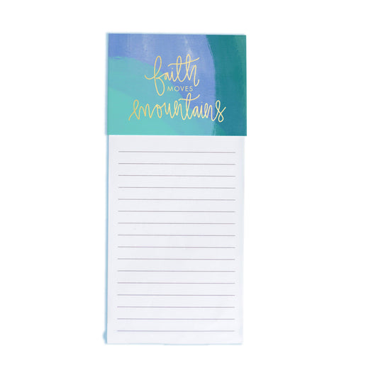 Notepad (Magnetic): Faith Moves Mountains