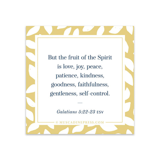 Scripture Static Cling - Fruit of the Spirit