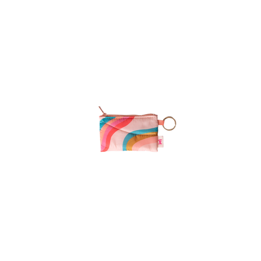 Keychain Bag: Pink Retro Wave