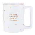 Load image into Gallery viewer, Mug: Gold Foil - The Most Wonderful Time of the Year
