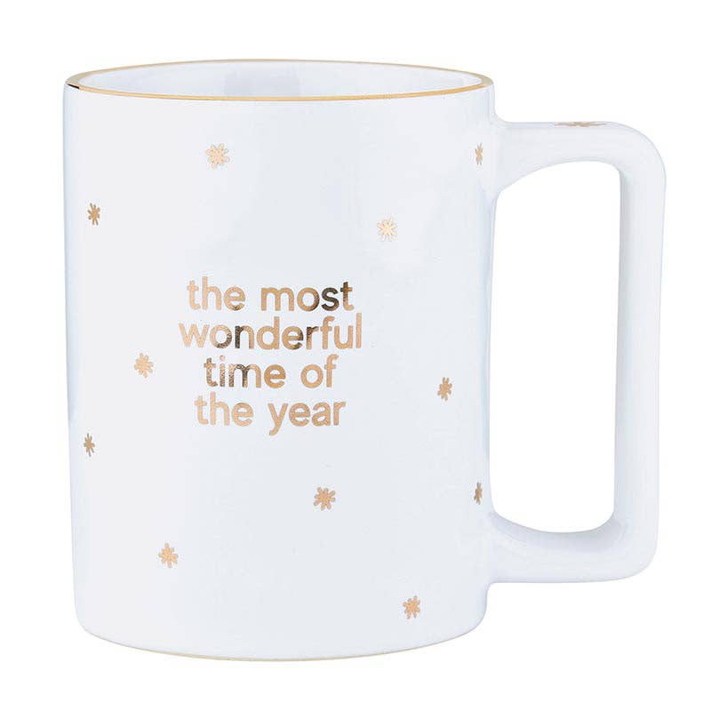 Mug: Gold Foil - The Most Wonderful Time of the Year