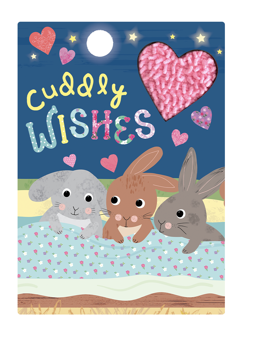 Board Book: Cuddly Wishes - Touch and Feel Sensory Book