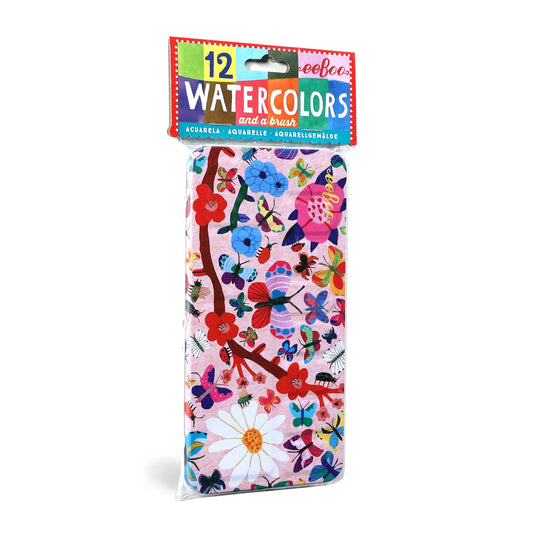 WATERCOLORS: Butterflies (Tin of 12)