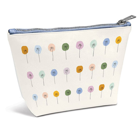 Cosmetic Bag: Dotted Palms
