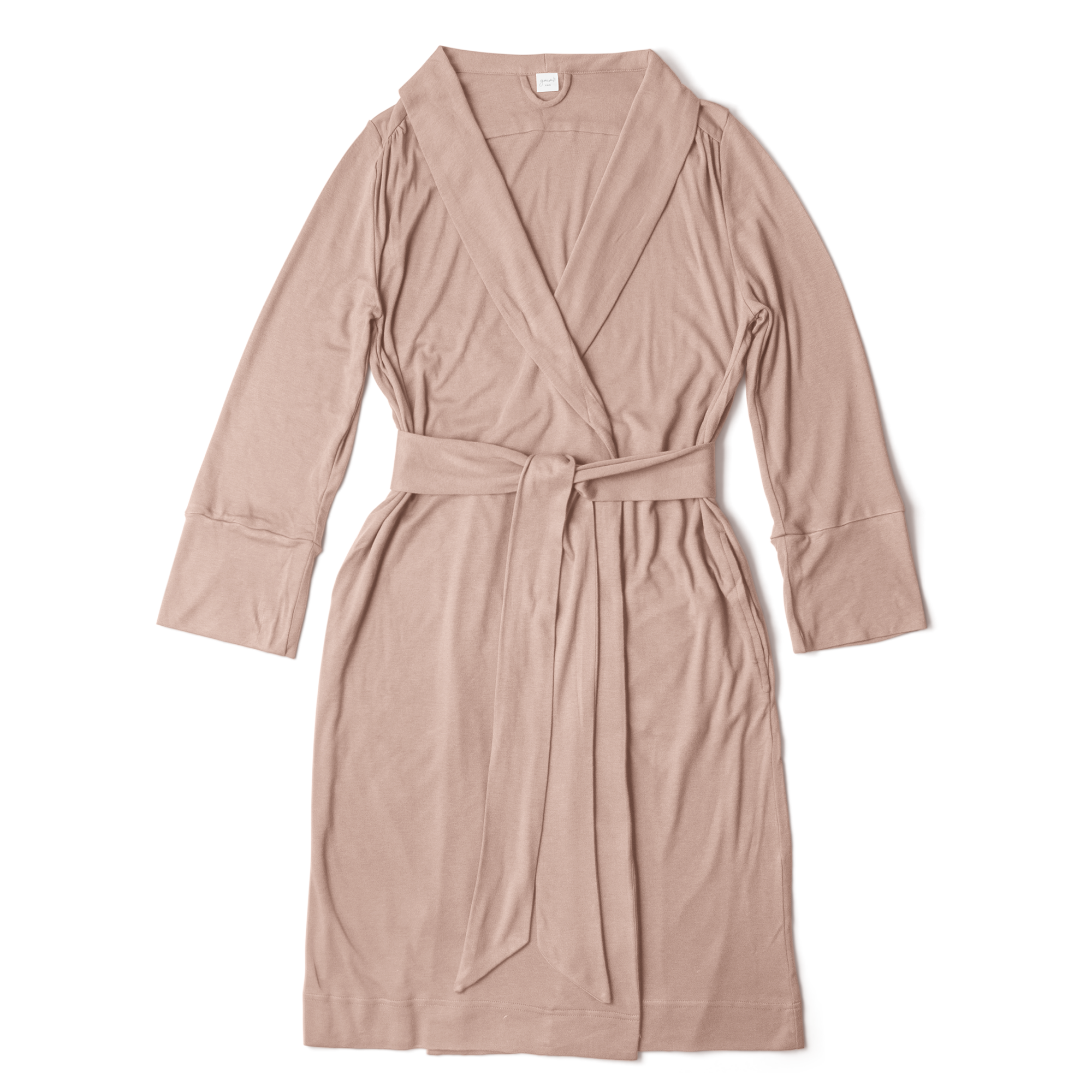 Women's Robe: Viscose Bamboo + Organic Cotton (Rose)